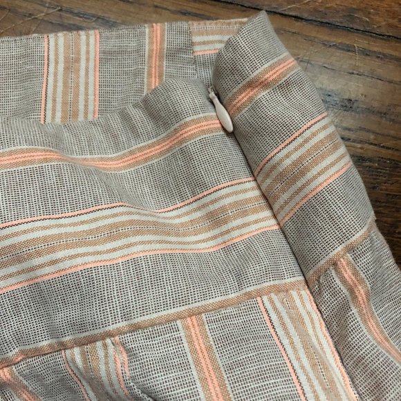 Free People Stripe High Waist Pleated Austin Short - Picture 11 of 12